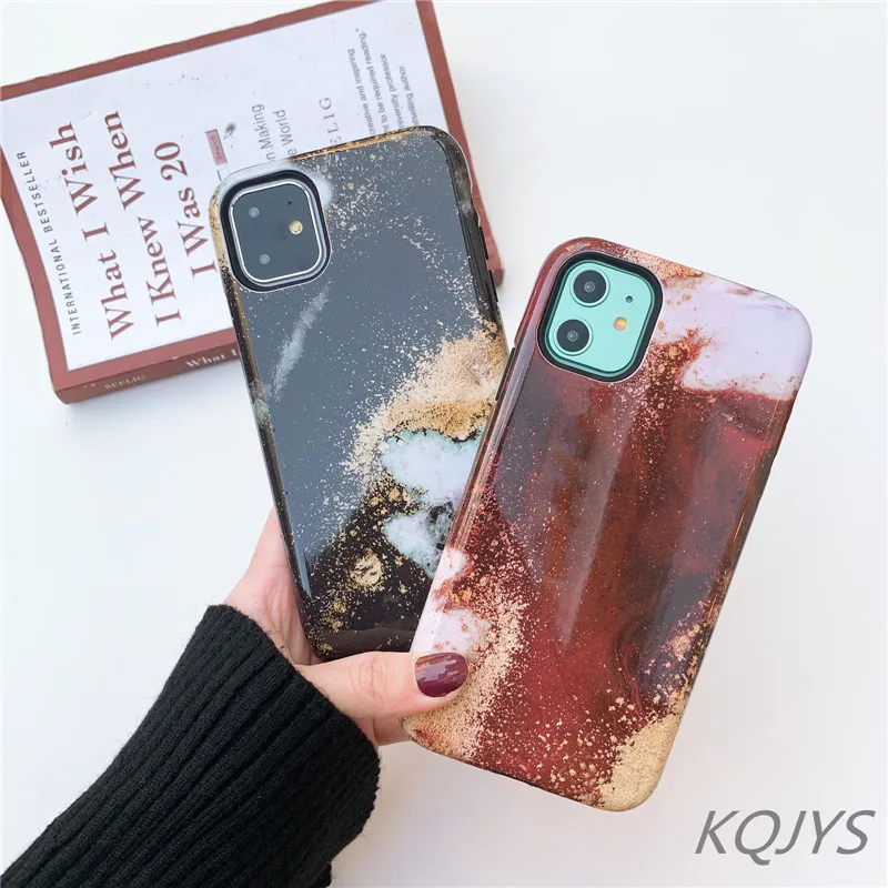 Купить Текстурированный чехол для телефона iPhone 12 11 Pro XR XS MAX противоударный из | Бамперы (4000626834758)