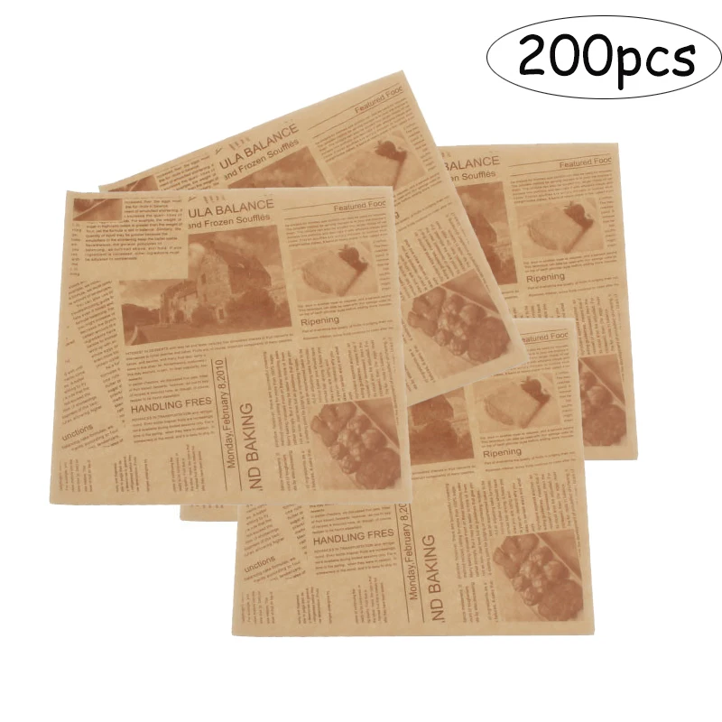 PacknWood 2CHPAPNEWSBL - Newspaper Parchment Paper- Newspaper Wrapping  Paper - greaseproof Paper Sheet - Newsprint Wax Paper - (10.6 x 13.8) -  Case