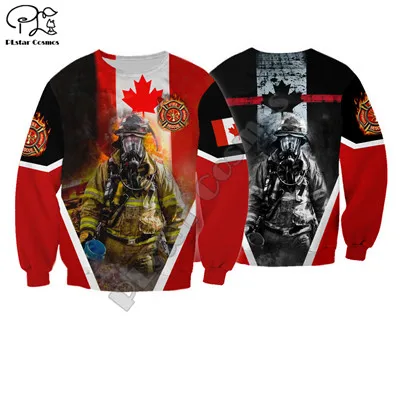Sweatshirts PLstar Cosmos пожарный мужской костюм супер герой Повседневный Спортивный костюм унисекс 3DPrint молния/толстовки/Толстовка/куртка/Мужчины/Женщины 12 - Цвет: Sweatshirts