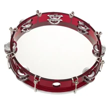 10-дюймовая шпилька для Тамбурин барабан для взрослых/детей саксофон музыкальные инструменты развивающая игрушка