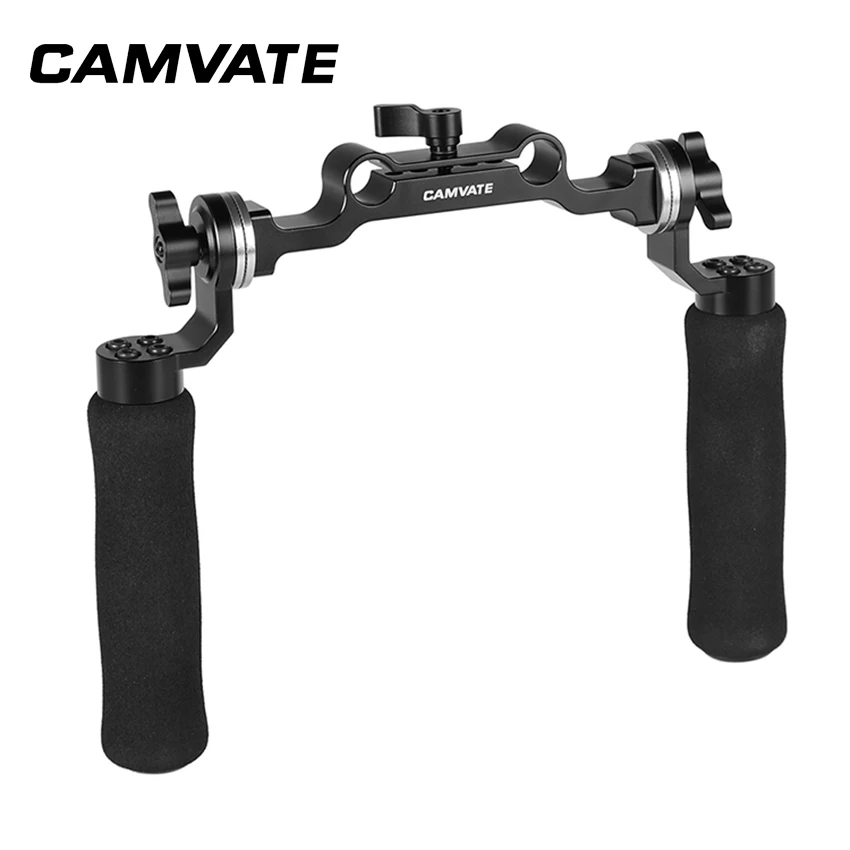 Губчатая рукоятка CAMVATE (пара) с креплением розетки и 15 миллиметровым стержневым