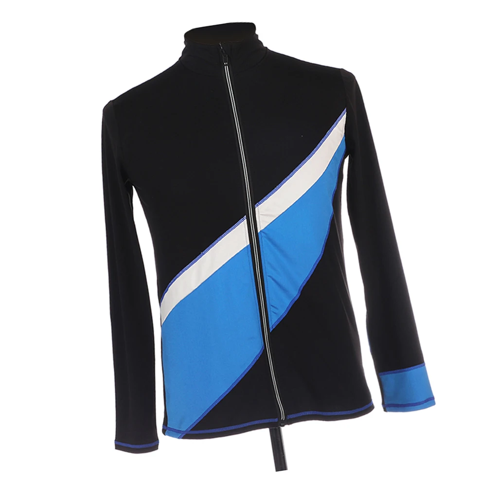 Premium Women Men Girls Ice Figure Skating Practice Long Sleeve Warm Jacket Sportswear Gymnastics Dance Thermal Top
