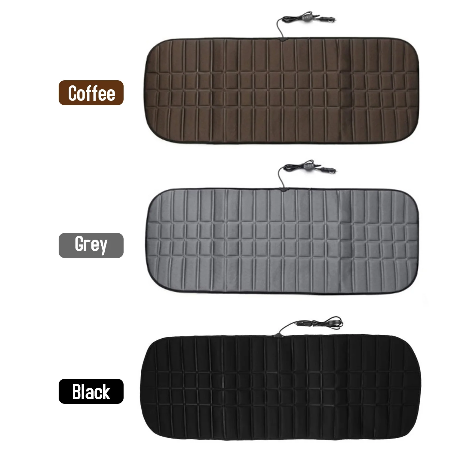 12V 42W Rear Back Heated Heating Seat Cushion Cover Pad Winter Car Auto Warmer Heater Automotive Accessories car styling