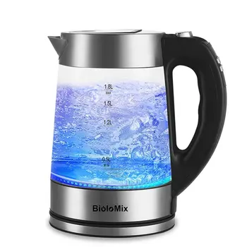 

Blue Light Intelligent Constant Temperature Kettle Multifunctional Health Pot High Boron Glass Coffee Brewing Teapot