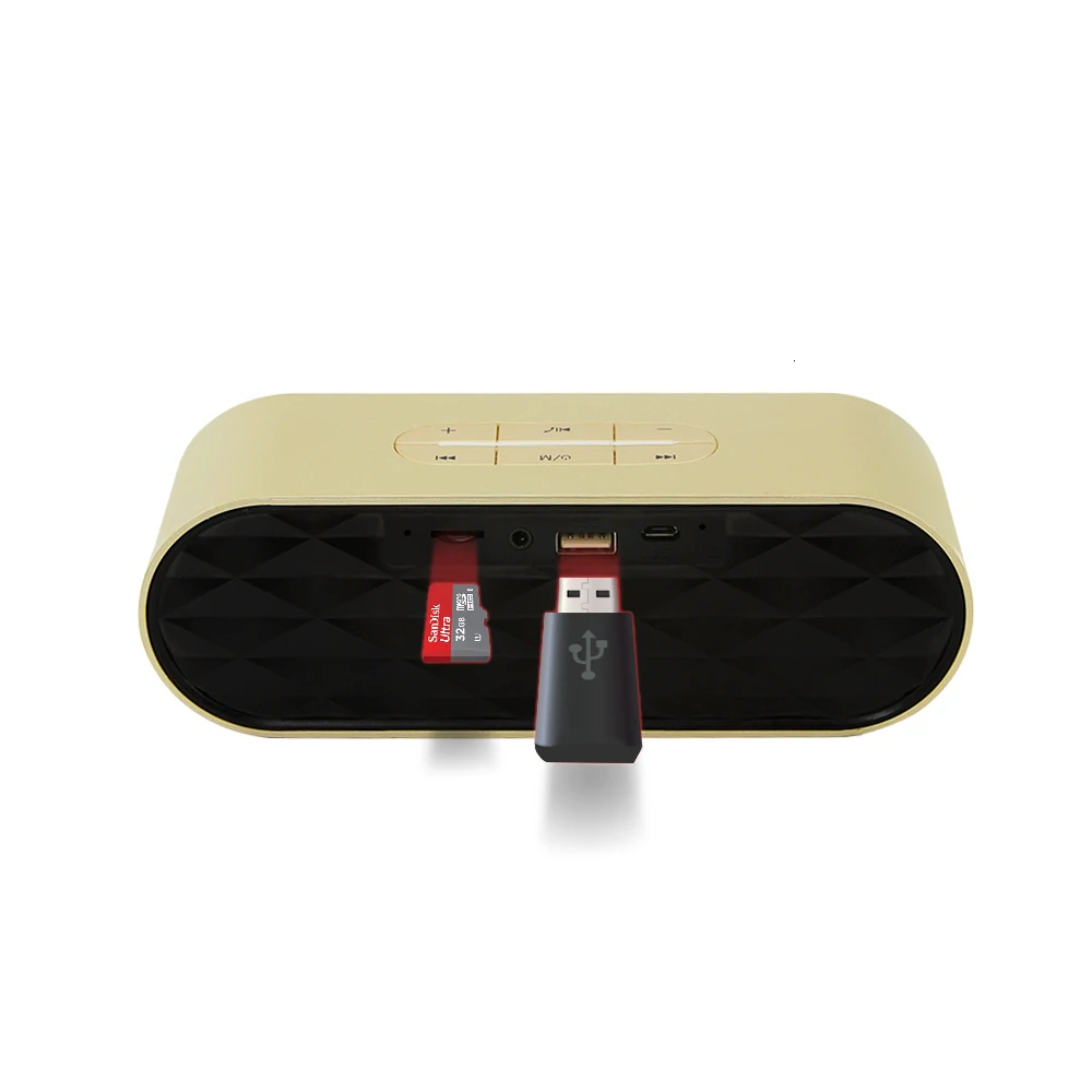 CHYI Bluetooth Портативная колонка с сабвуфером Мини Беспроводная 3d стерео бас музыкальная звуковая система внешний динамик поддержка AUX/TF/Usb