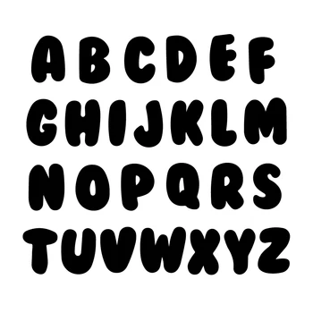 

26 letter Wooden die Scrapbooking Cutting Dies Multiple sizes Making Decor Supplies Dies Template