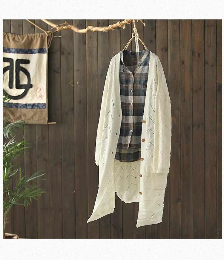 Winter Autumn Long Female Cardigans Latern Sleeve Casual Knitted Poncho Sweaters Oversized Long Cardigans Korean sueter