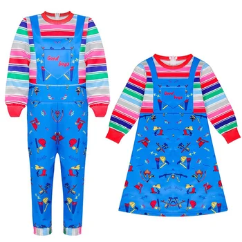 

Child's Play Nightmare Before Girls Festival clothing Dress for Kids Cosplay Halloween Boys Ghost baby Costuming for Children