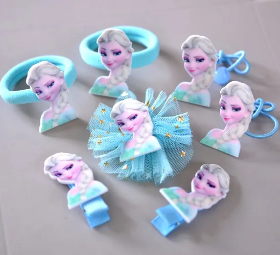 Резинка для волос с Эльзой детская заколка в стиле Диснея Ювелирное Украшение