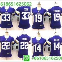 Женский свитер из Миннесоты Стефон диггз Adam thilen Harrison Smith Dalvin Cook для женщин