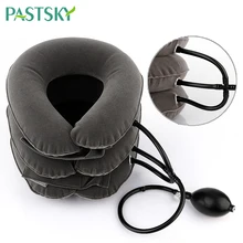 Air Inflatable Cervical Collar Neck Traction Tractor Support Massage Pillow Pain Relief Relax Health Care Neck Head Stretcher