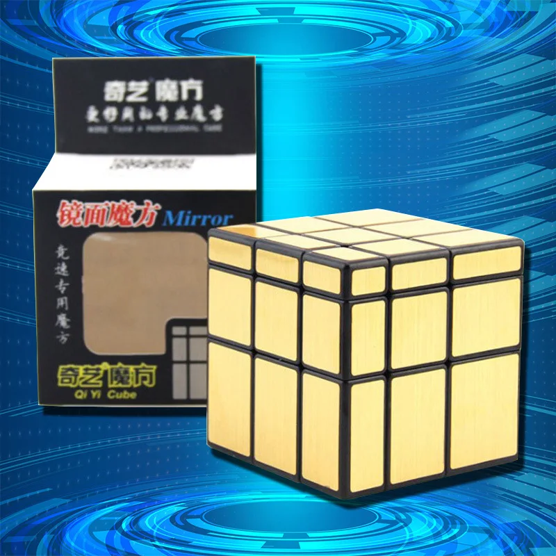 XMD Rubik's Cube Three Layer Mirror Brushed Rubik's Cube Children Puzzle Magic Cube Toy Abnormity Cube 154