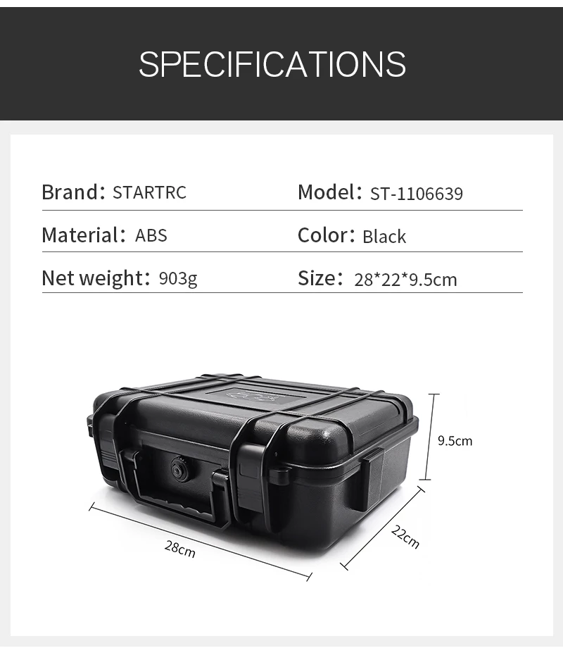 Buy STARTRC Waterproof anti-seismic Storage Box For DJI Mavic Mini Drone Waterproof Bag Travel Storage Hard Case Box Accessories