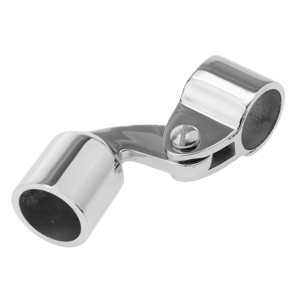 316 Stainless Steel Bimini Top Cap Eye End 25mm Deck Hinge Mount