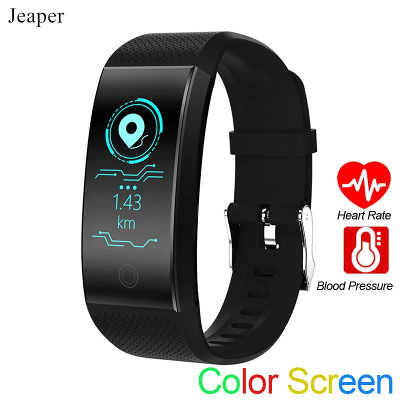 

Waterproof Smart Band QW18 Sleep Monitor Fitness Tracker Smart Watch Heart Rate Blood Pressure Bracelet Xiaomi Huawei Wristband