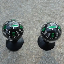 Черный Мини приборной панели автомобиля Лодка Грузовик всасывающий Карманный навигационный компасный мяч крепление