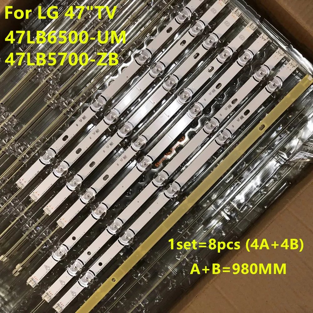 Светодиодный подсветка полосы для замены телефонов LG 47LB650 47LB630 innotek DRT 3 0 47 дюймов A