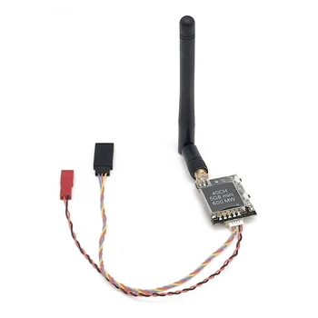 

5.8G Double Screen Display 600mW FPV Audio Video Transmitter 40CH Wireless Transmitter for RC FPV Multicopter Racing Drone