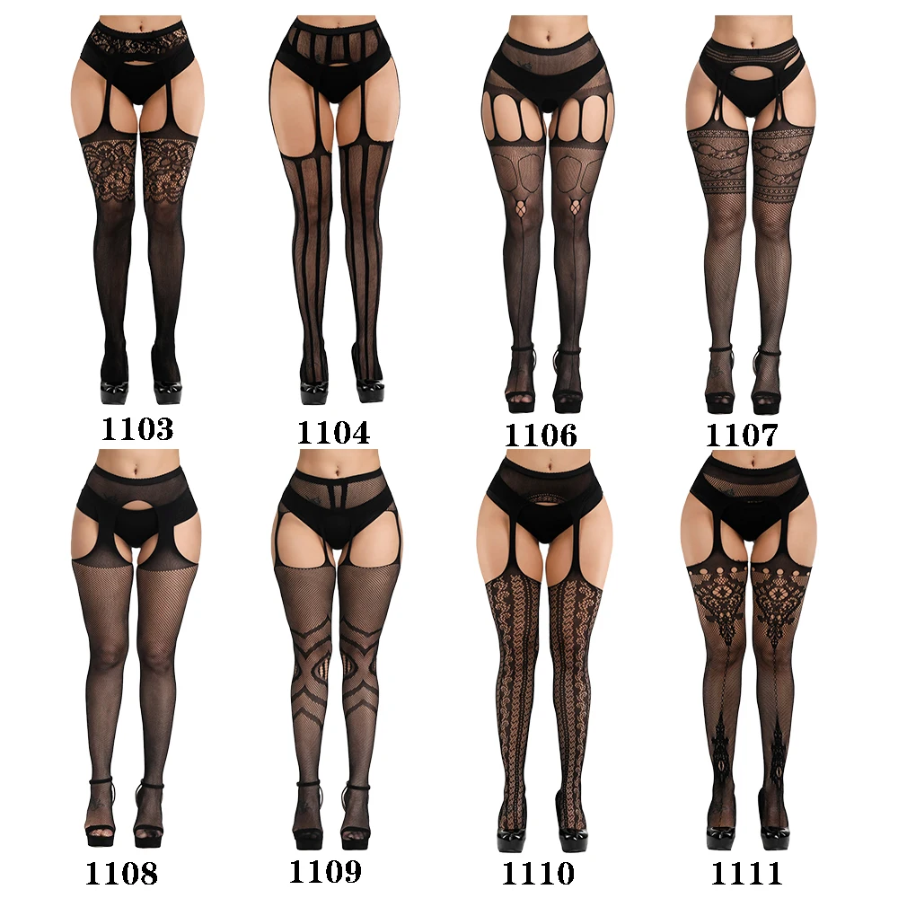 silicone dolls H104151e93b8f4f33b18d3d8c6e706a78W Lencería Sexy Porno erótico para mujer, lencería de talla grande, ropa interior, muñecas, medias sin entrepierna, encaje transparente sólido