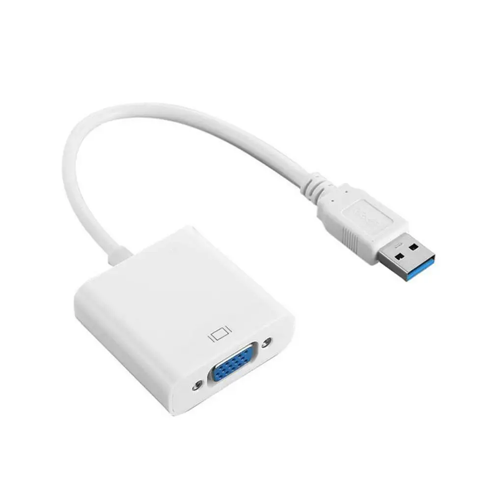 Качественный USB 3 0 2 к VGA 1080P мульти дисплей адаптер конвертер Мода CA|Кабели USB| |
