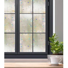 60*200 см декоративная Защитная пленка для окон, не клейкая матовая пленка для окон для дома и офиса, защита от ультрафиолета, без клея