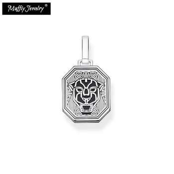 

Black Panther Dog Tag Pendant for Necklace,925 Sterling Silver 2020 Winter New Fine Jewelry Trendy Chill Gift For Men Boyfriend