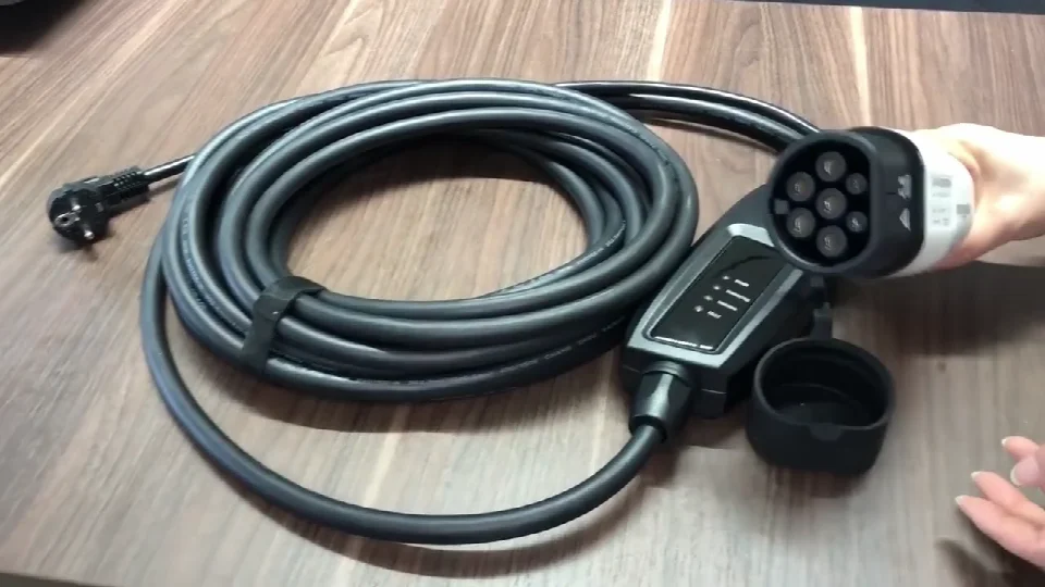 Зарядный кабель EVSE высокого качества IEC 62196-2 Тип 2 портативное зарядное устройство для электромобиля 5 м шнур 16A