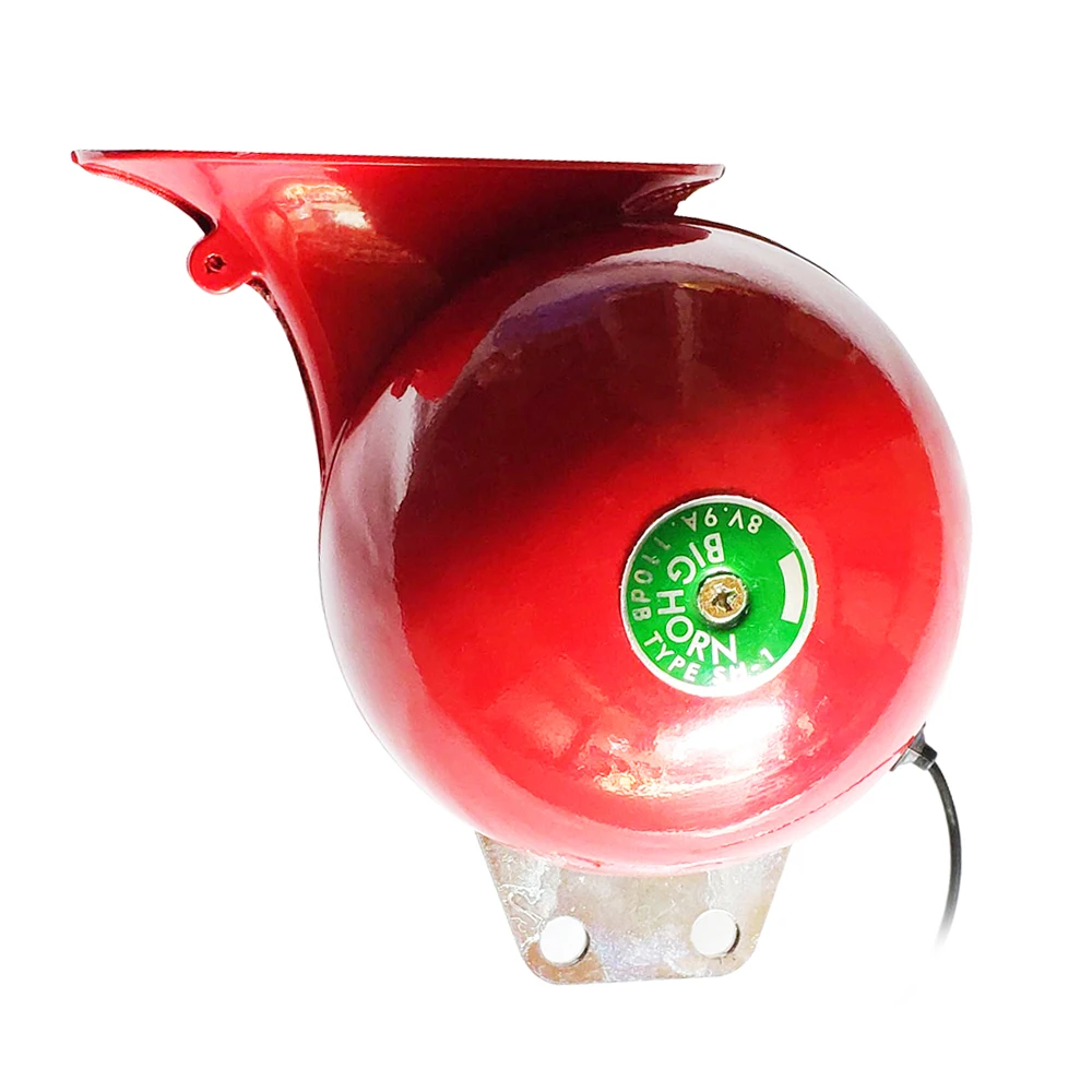 

Hot New Style Loud 110DB 8V Electric Snail Air Horn For Motorcycles Ships Yachts Trains Whistle 2019