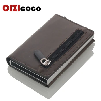 

RFID Card Holder Metal Men Women Credit Card Wallet Single Box Minimalist Wallet Aluminium Blocking Wallet for Cards