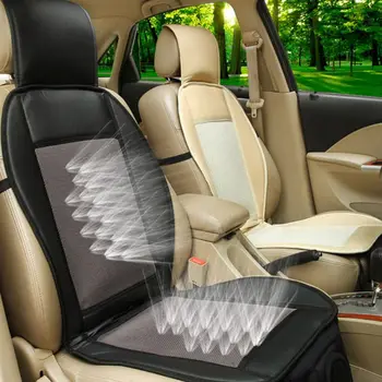 

Summer Cooling 12V Car Smart Ventilation Seat Cushion Driving Breathable Cooling B36B
