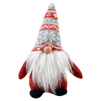 

Christmas Handmade Swedish Gnomes Plush Doll Santa Kids Gifts Home Ornaments