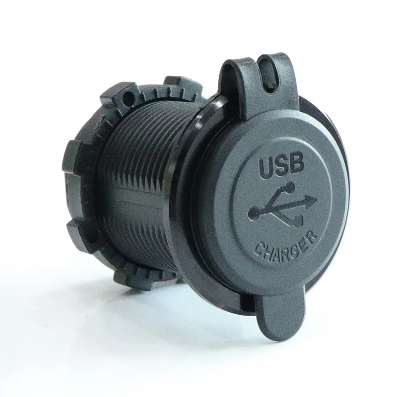 12 24 в USB прикуриватель зарядное устройство для мотоцикла Авто Грузовик ATV Лодка