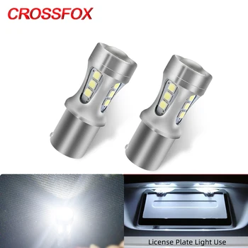 

CROSSFOX 2x P21W 1156 Led BA15S Car LED Bulb BAY15D 1157 P21/5W LED 3030 18SMD Turn Signal Brake Light Reverse Lamp 12V 6000K