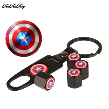 

KUKAKEY Metal Alloy Car Wheel Tire Valve Stem Caps Team Leader Anti Theft Tyre Valve Dust Caps For Dodge Charger Challenger RAM