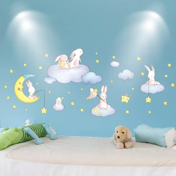 

Cartoon Cute Children's Room Bedroom Baby Room Wall Decorations Sticker 3D Stereo qiang tie hua Wallpaper Adhesive thanksgiving