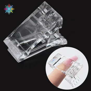

1pcs Quick Building Nail Tips C Curve Shaping Clip Fixing Clip Tool Form Proessional For Poly Nail Gel Nail Kit Extension