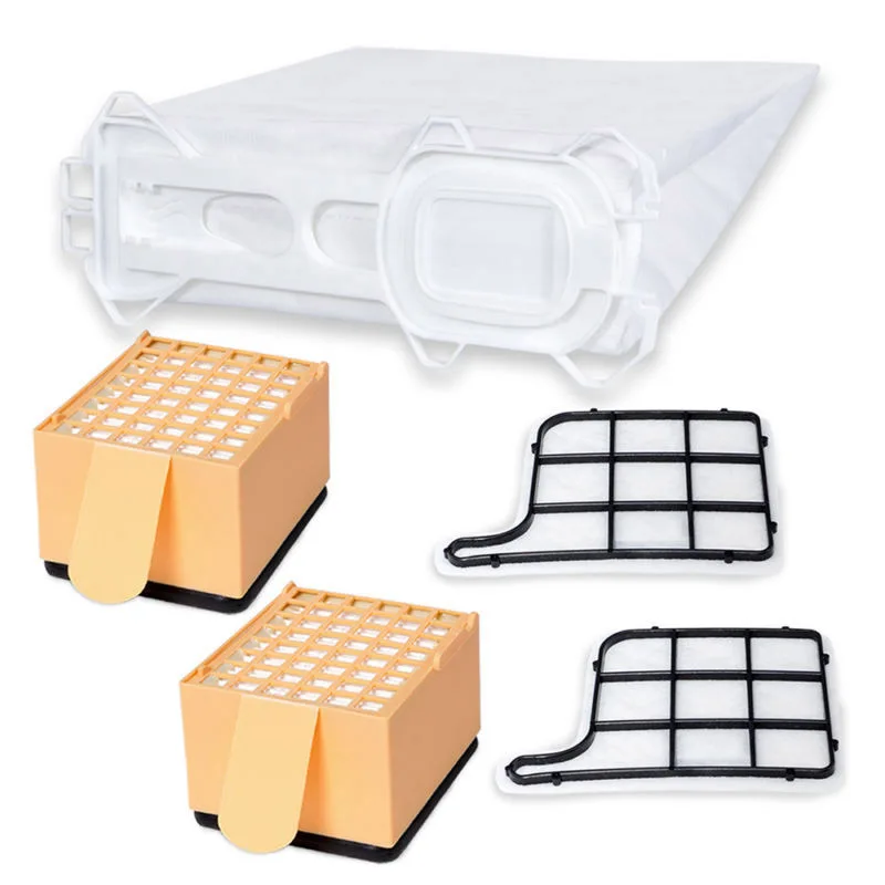 

For Vorwerk Kobold VK 135 136 135 SC Filters Bags High quailty Replacements Kit Part Vacuum Cleaner