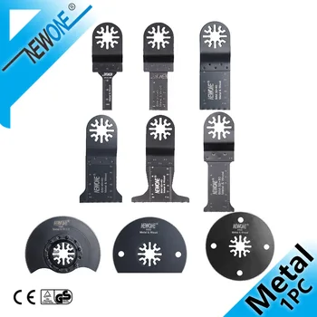 

NEWONE Bi-Metal Oscillating Saw Blade Electric Tool Accessories Power Timmer Saw,Multitool Renovator Saw Blades Cutting Metal