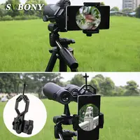 SVBONY Universal Cell Phone Adapter Mount Support Eyepiece Diameter 25-48mm for Binocular Monocular Spotting Scope Telescope 2