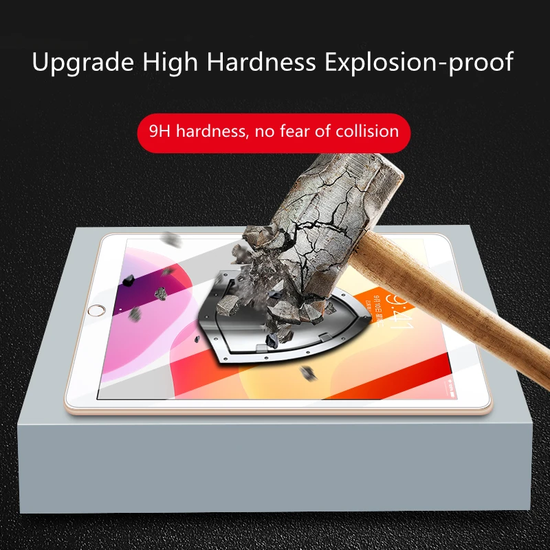 Tempered Glass Protective Film For iPad Pro 11 9th 8th Gen Air 4 5 6 7 8 9.7 10.2 10.5 10.9 Mini 5 6 Screen Protector