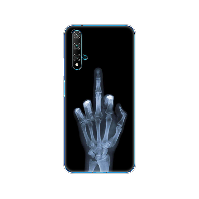 For Huawei Nova 5T Case Soft TPU Back Silicon Phone Cover For Nova5T 5 T YAL-L21 6.26'' Fundas Coque Bumper Skin shockproof