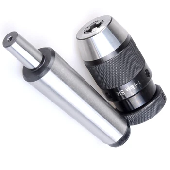 

Drill Chuck Arbor B16 (1-13Mm) Self Tighten Keyless Drill Chuck & MT4-B16 Arbor Fits for Almost All Drilling and Lathes with MK4