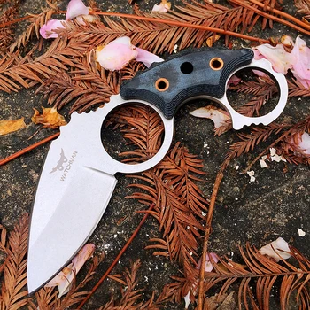 

Claw knives Karambit Hunting Knife Tactical Claw Neck Knife Camp Hike Outdoor Self Defense Hunting Survival Knife