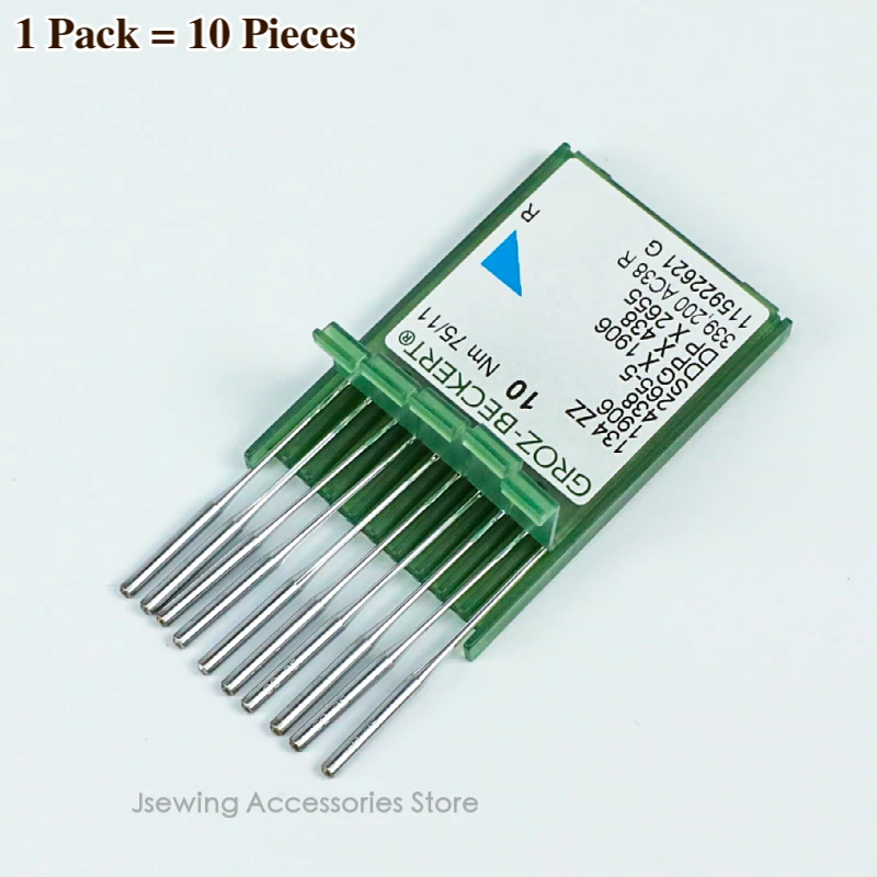 Dpx438-134zz 1906 fjki 2280工業用zigzagミシン用デザート針,10個