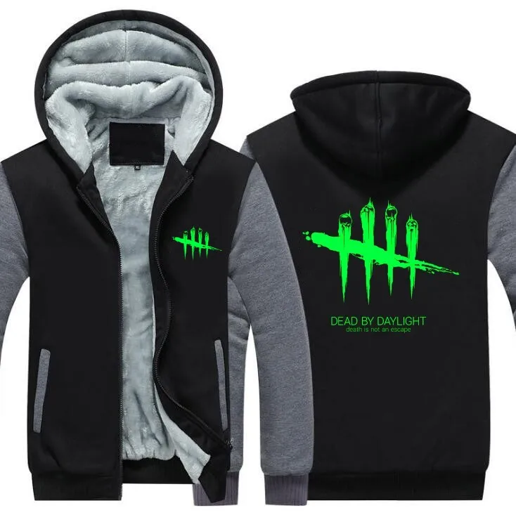 Европейский размер, Мужская и Женская игра Dead by Daylight, косплей, куртка-Толстовка, толстовки с капюшоном на молнии