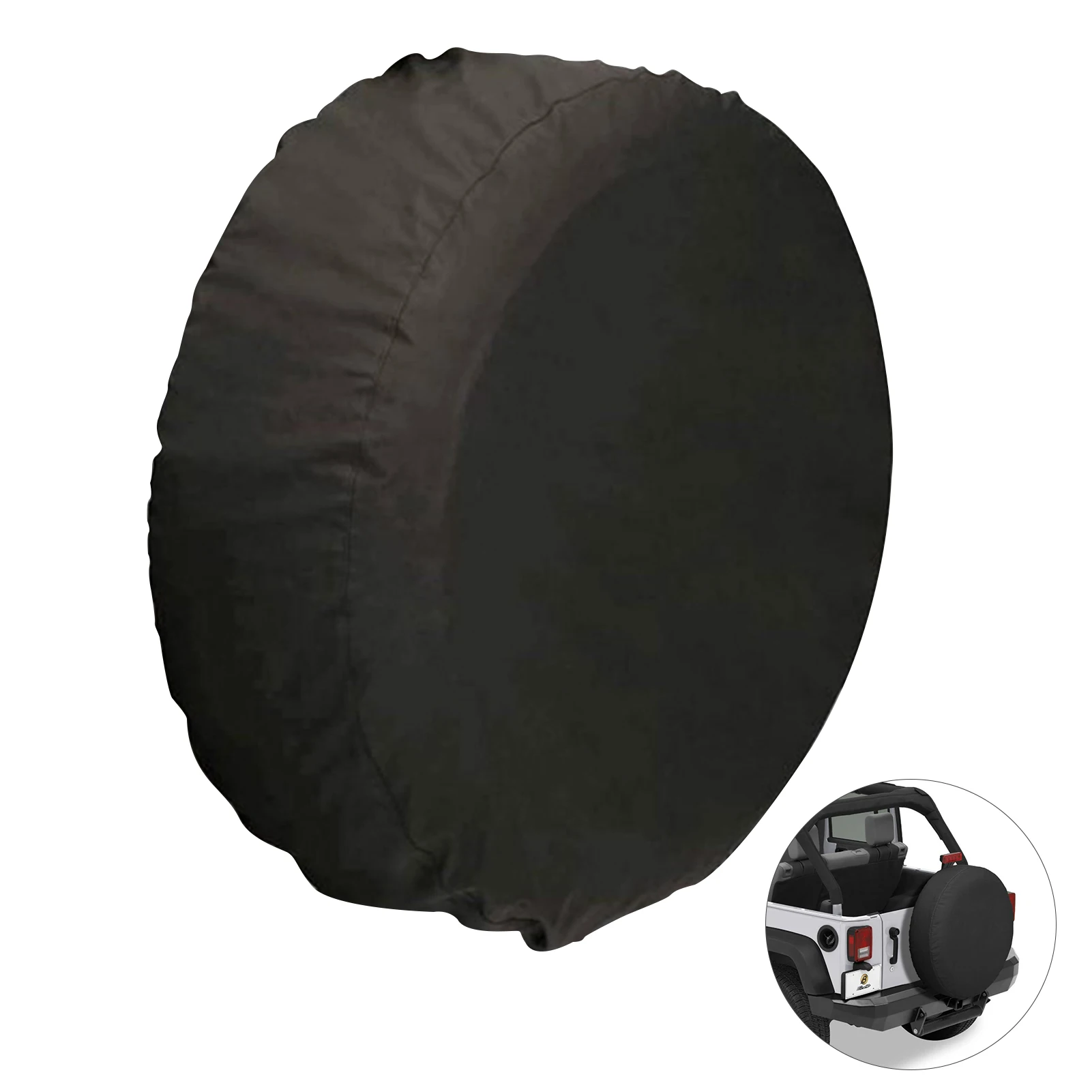 Spare Tire Cover Oxford Cloth Auto Tyre Cove Waterproof Dustproof Wheel