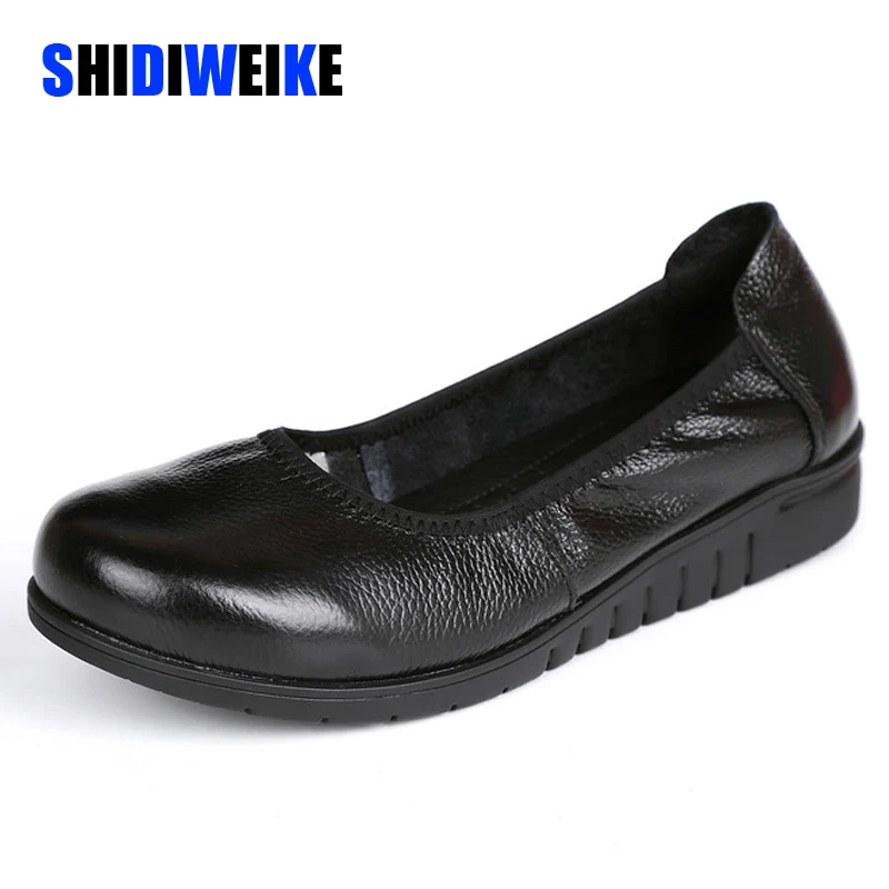 non leather flats