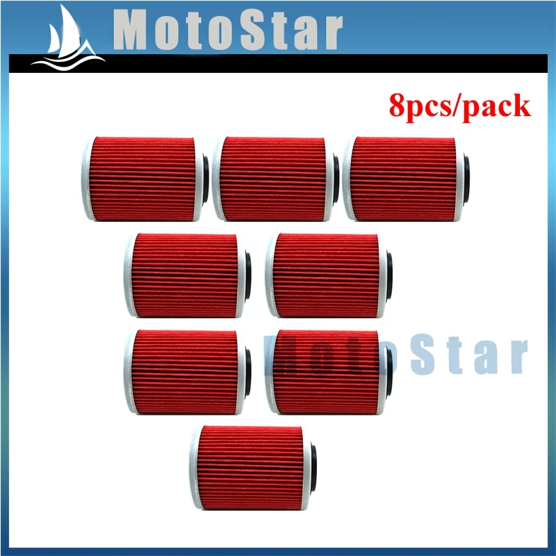 Масляный фильтр для объективов CAN-AM Renegade 850 570 1000 Outlander Max 650 450 800 500 400 - Цвет: 8pcs