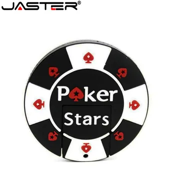 

JASTER Bargaining Chip Shaped pok star pen drive 4GB 8GB 16GB 32GB USB Flash drive