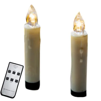 

10/20/30pcs Wireless Christmas LED Candle Light Remote Control Xmas Tree Lighting Decor BJStore